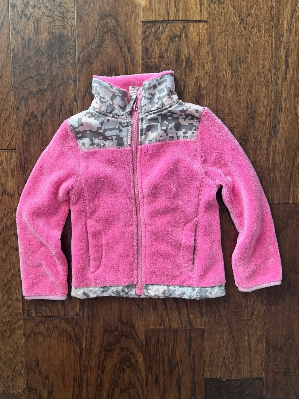 Girls' Pink Fleece Jacket 4T